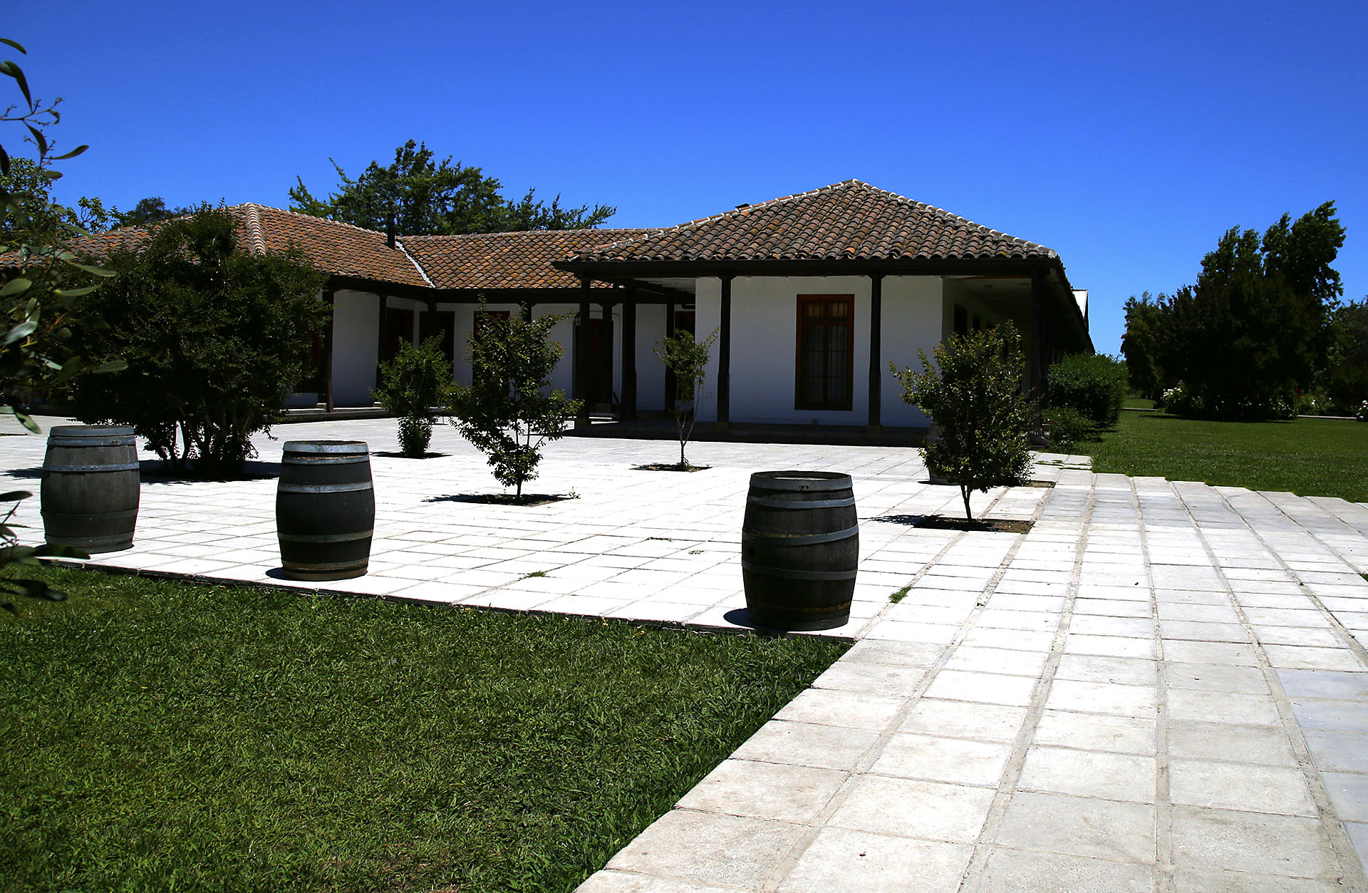 Casona y patio de Casa Donoso